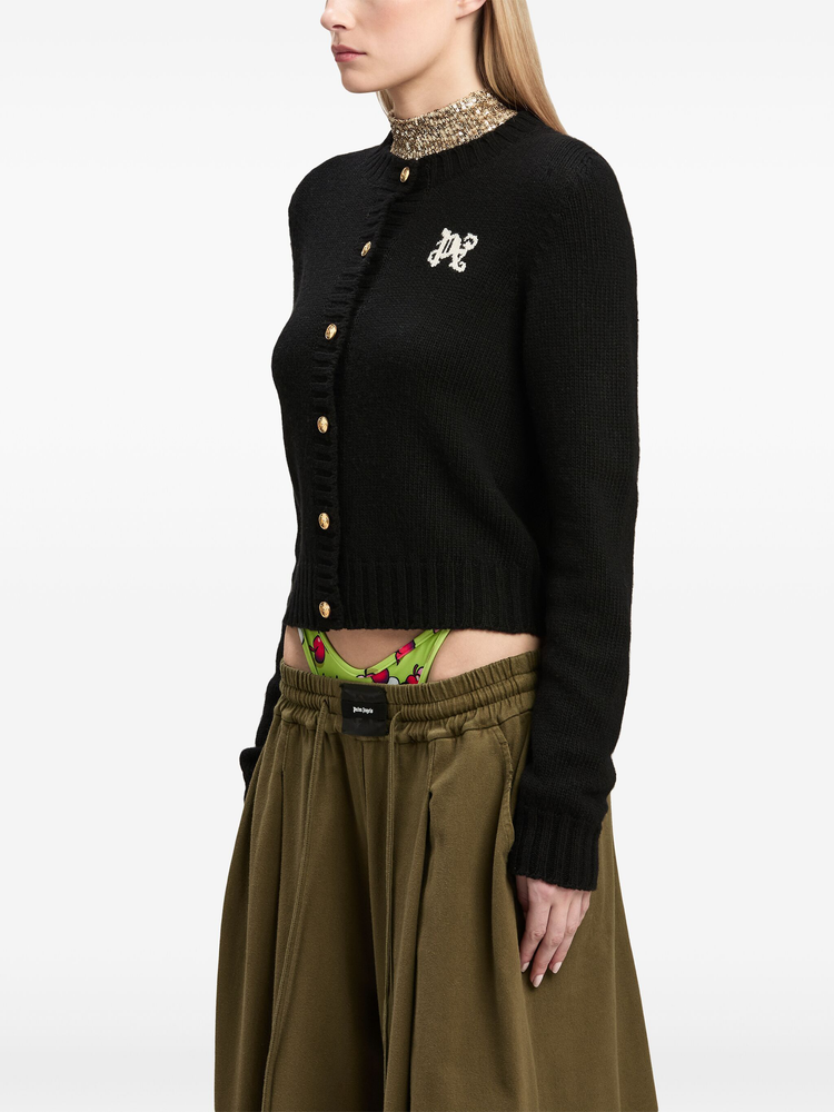 PA Monogram-intarsia cardigan