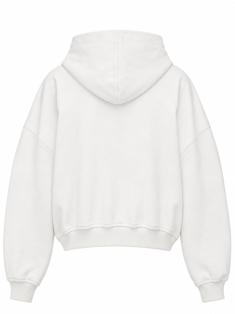BRUSHED PALM TREE LOOSE HOODIE