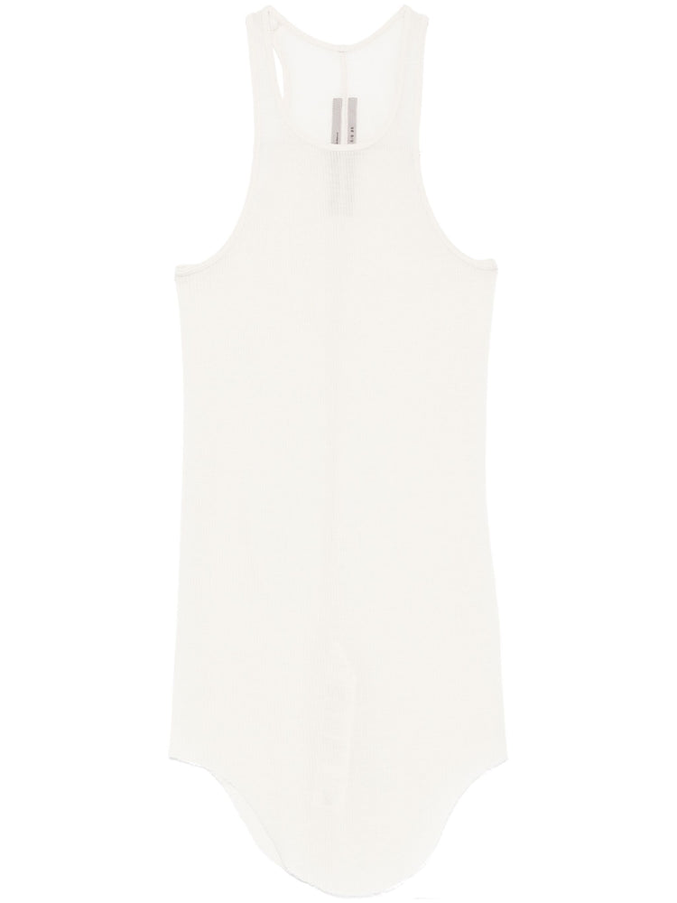 fine-ribbed tank top