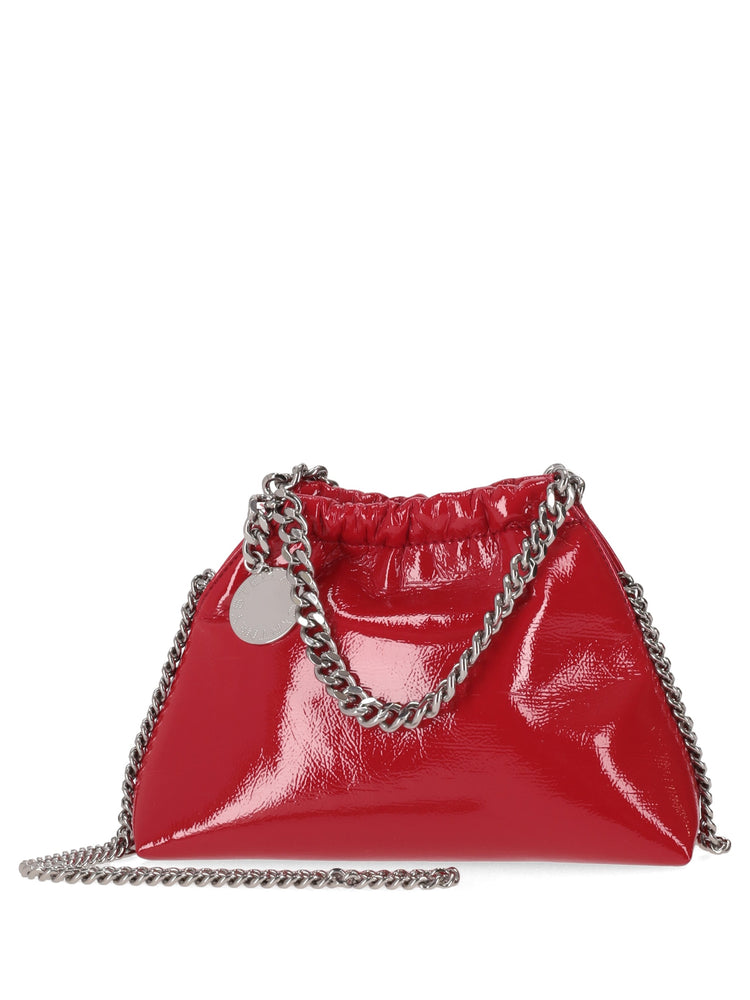 Falabella Mini Drawstring Bag Crinkled Patent Alter Mat