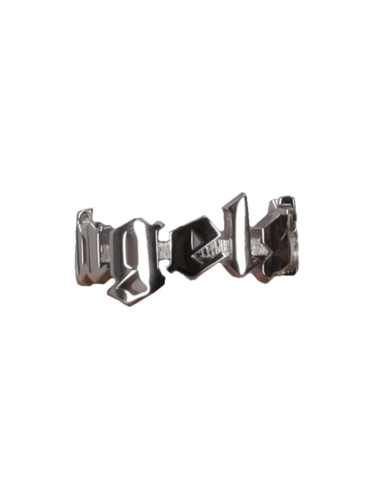 CLASSIC LOGO ROUNDED RING SILVER - SILVE