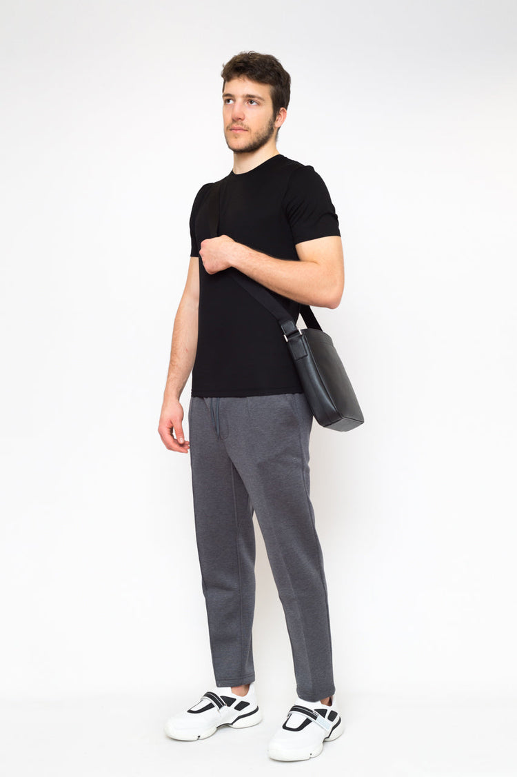 classic fitted t-shirt denim color