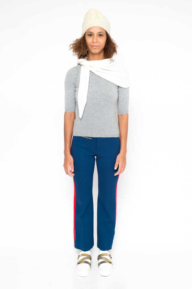 LA ROSE maglia 3/4 cashmere ocra