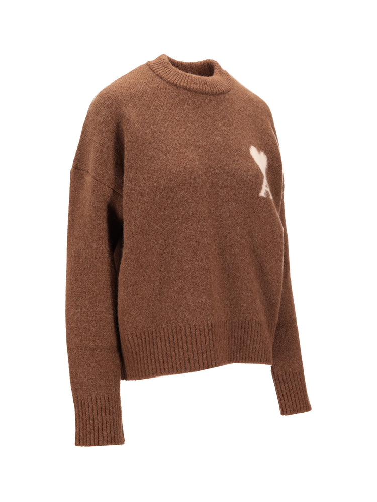 PULL COL ROND AMI DE COEUR