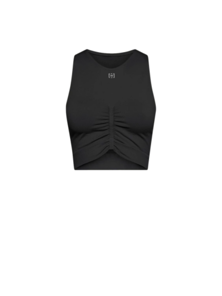 WOLFORD ruched-detailing performance top