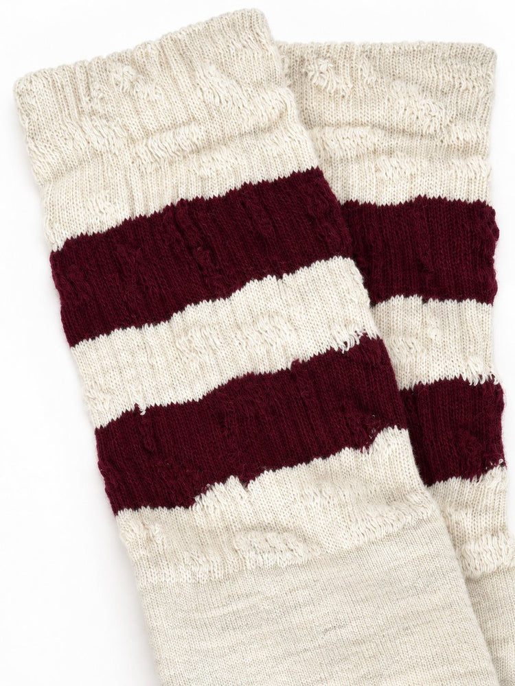 SOCKS HIGH RIB/STRIPES/RIPPED