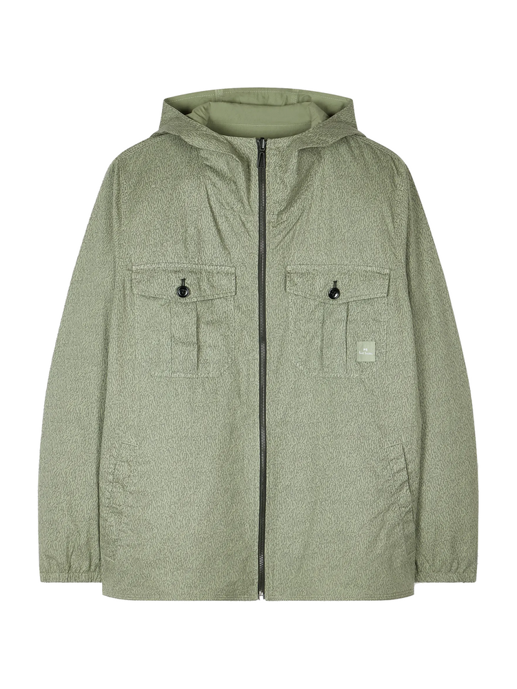 reversible hooded jacket