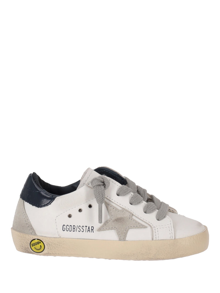 SUPER-STAR LEATHER UPPER AND HEEL SUEDE STAR AND SPUR