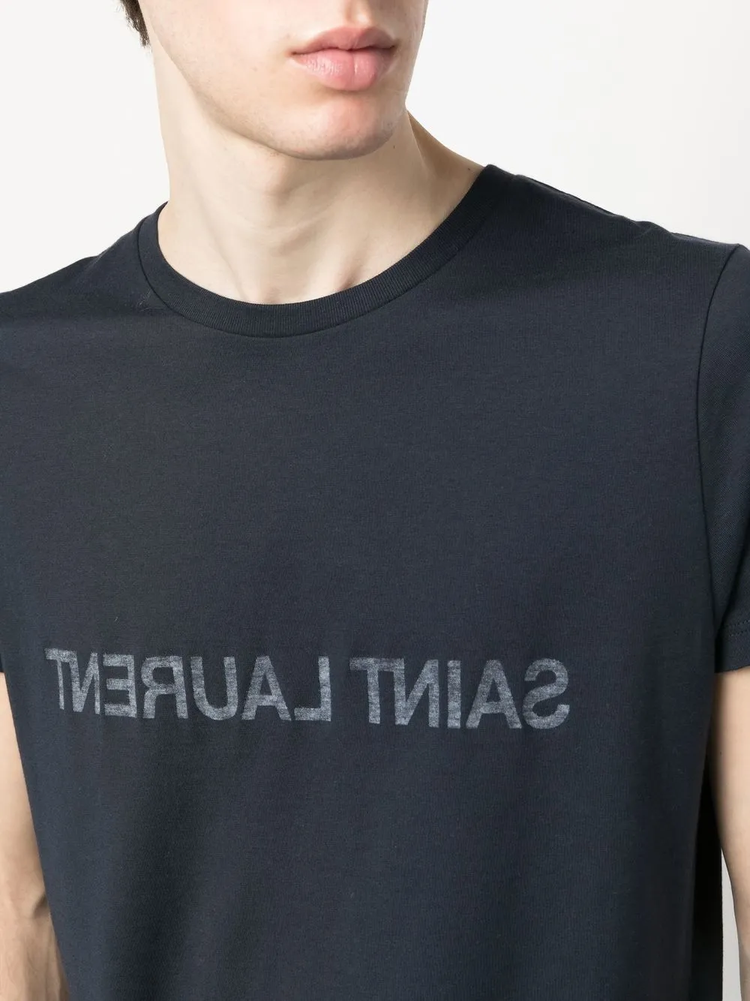 Reverse cotton T-shirt