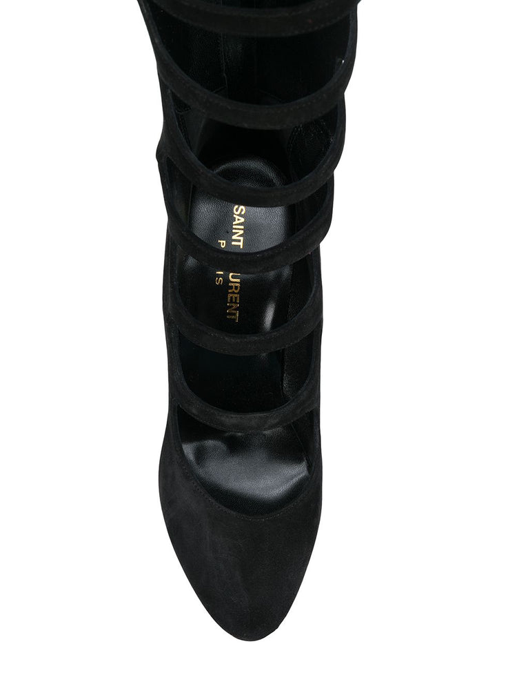SAINT LAURENT Boot joplin 105 cachemere Black