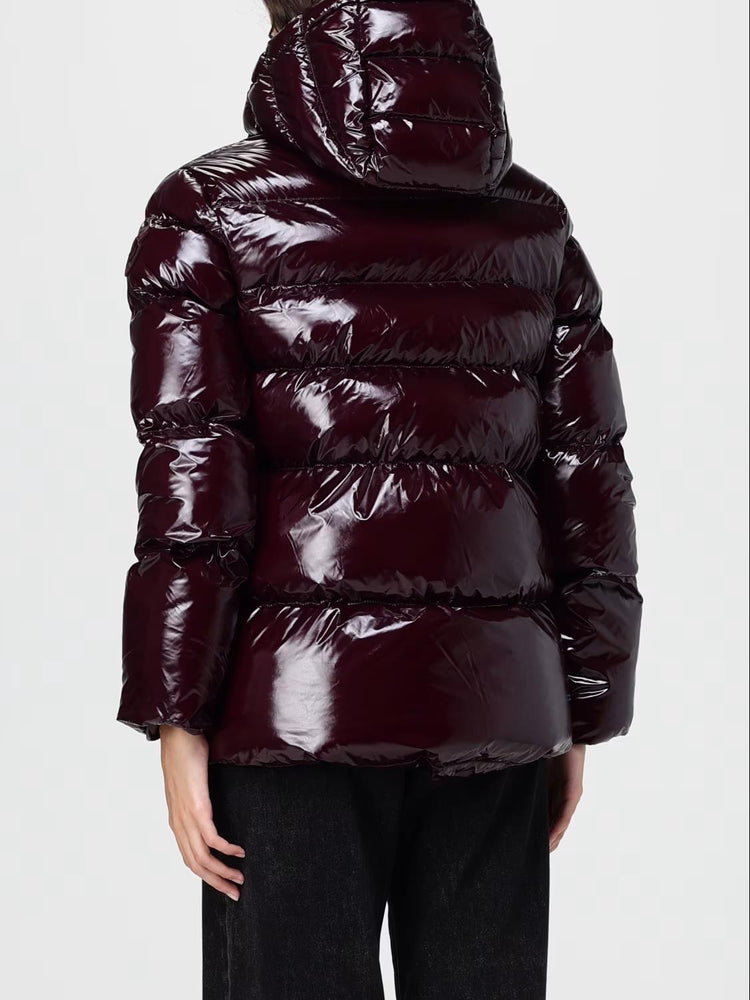hooded puffer jacket