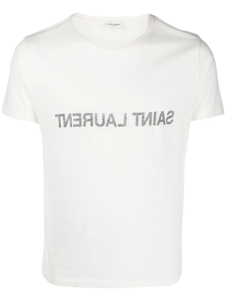 Reverse cotton T-shirt