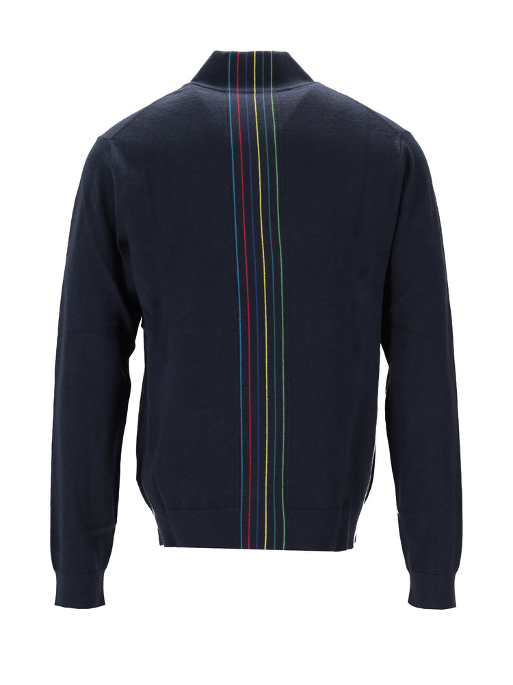 MENS SWEATER ZIP NECK