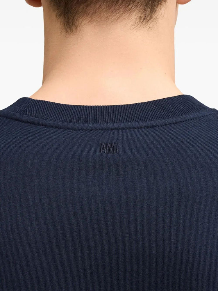 LONG SLEEVES TSHIRT WITH RED AMI DE COEUR