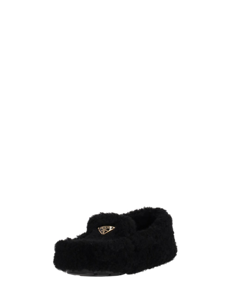 shearling driving shoes