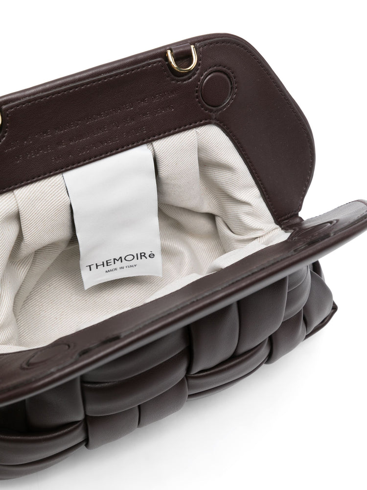 Tia Weaved clutch bag