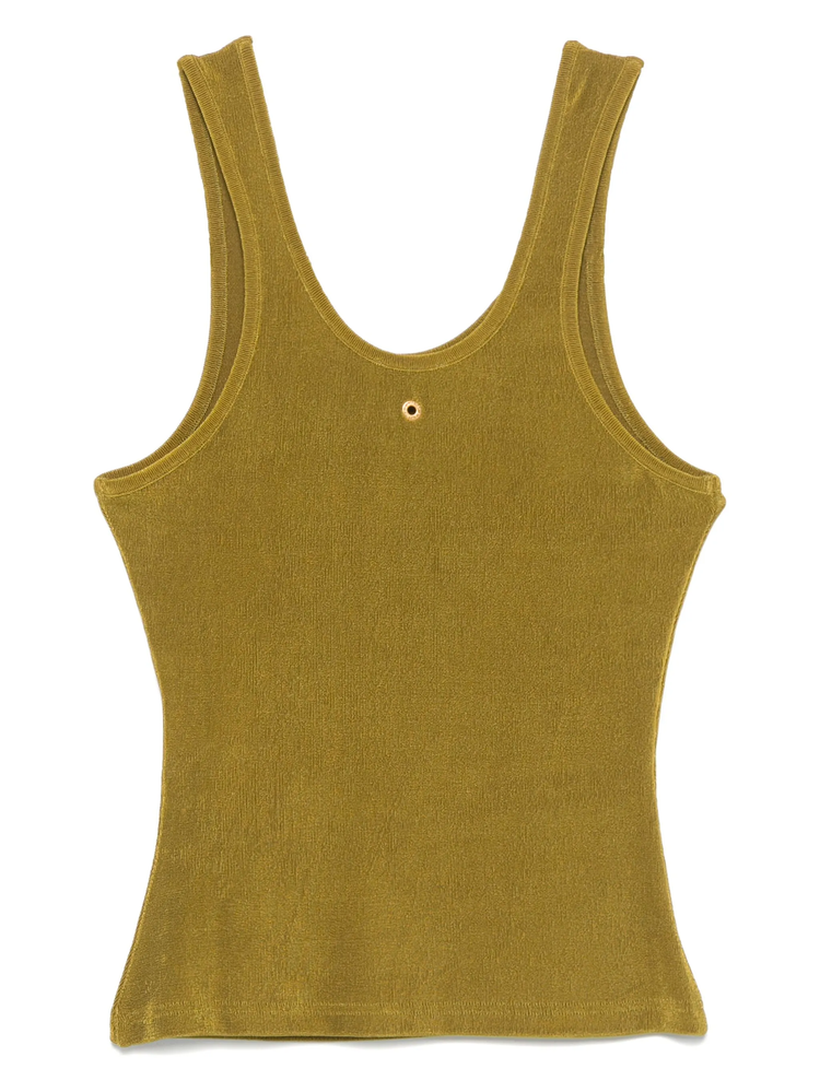 scoop-neck top