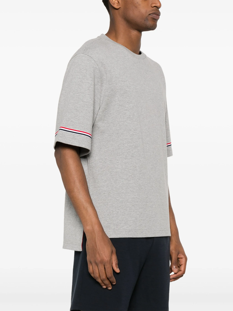 RWB-stripe cotton T-shirt