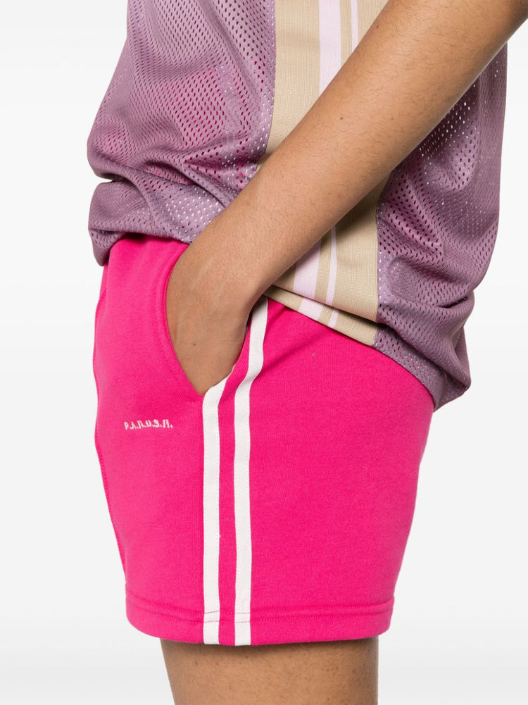 striped jersey shorts