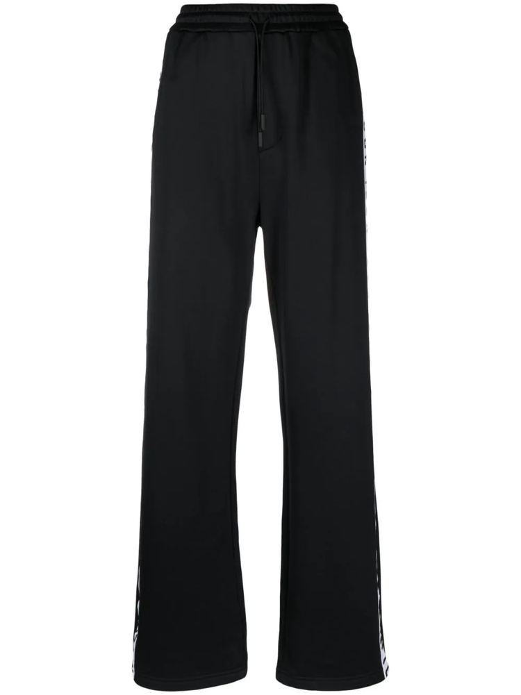DSQUARED2 logo-tape wide-leg track pants
