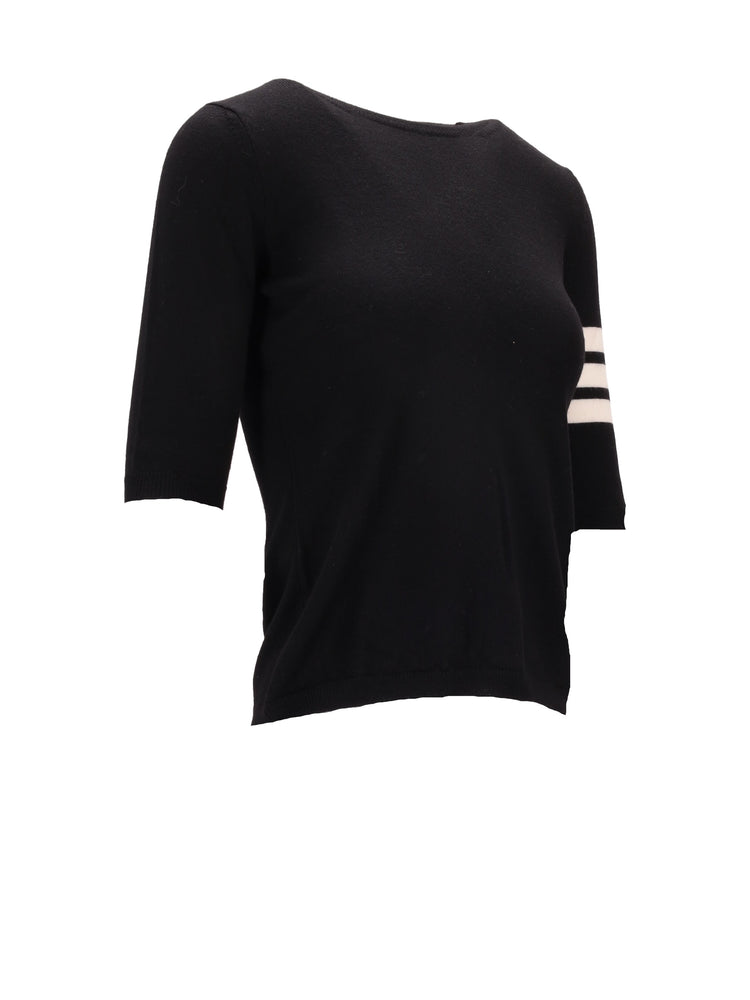 LA ROSE 3/4 merino wool knitwear