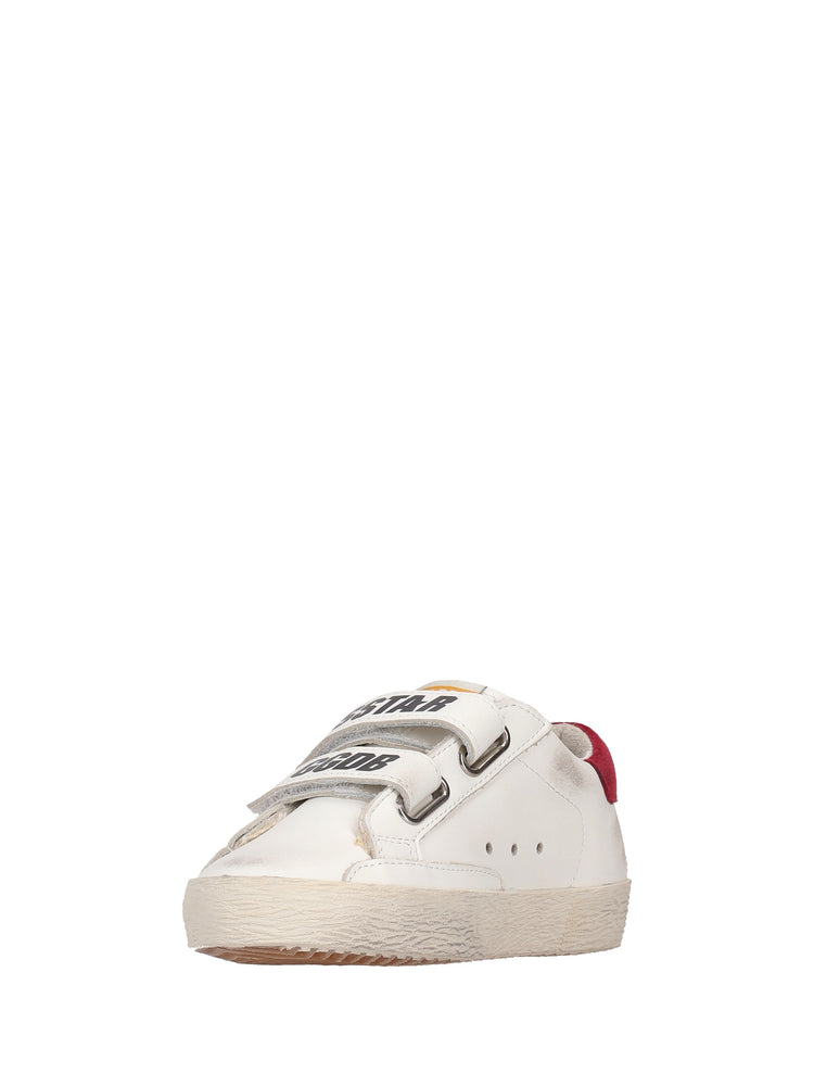 OLD SCHOOL LEATHER UPPER TOE TONGUE STAR AND STRAP SUEDE HEEL