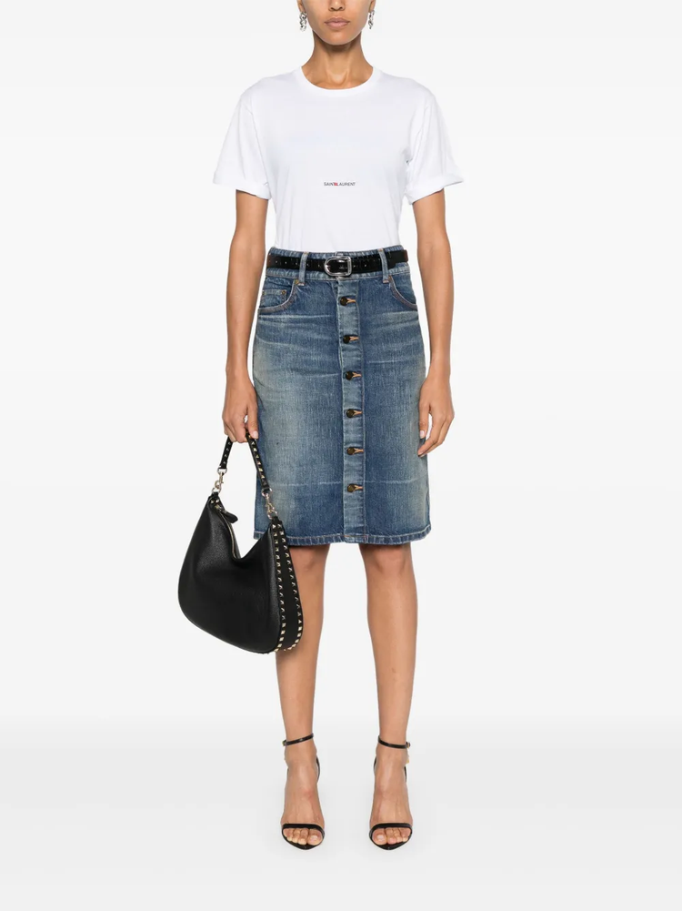 logo-print T-shirt