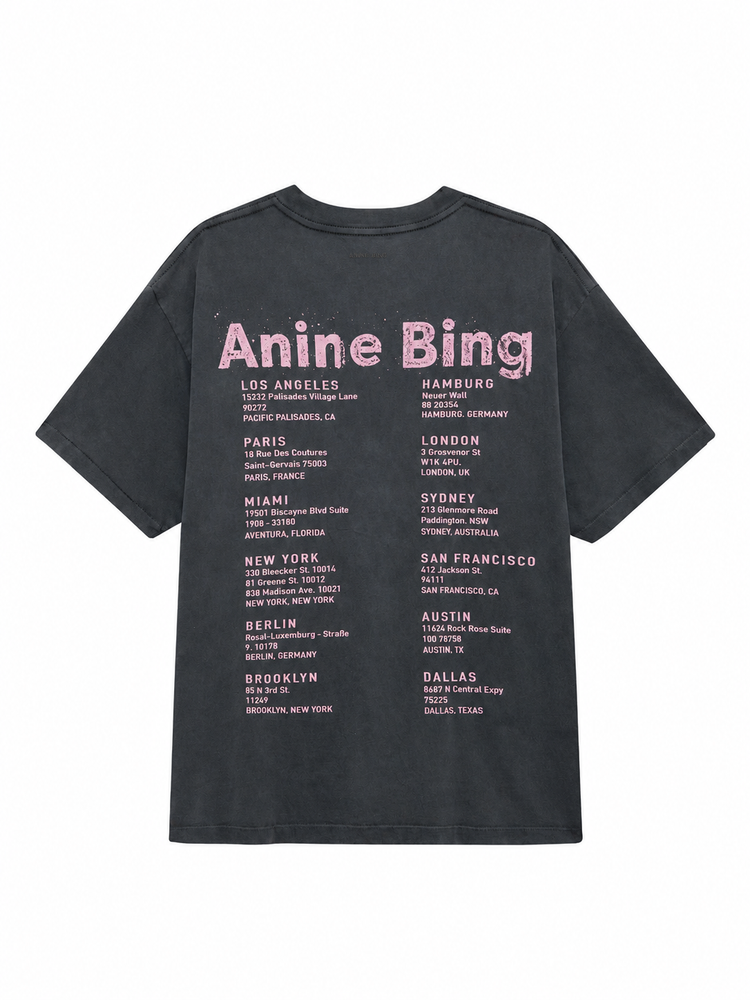 CADE TEE SMILEY - WASHED GREY