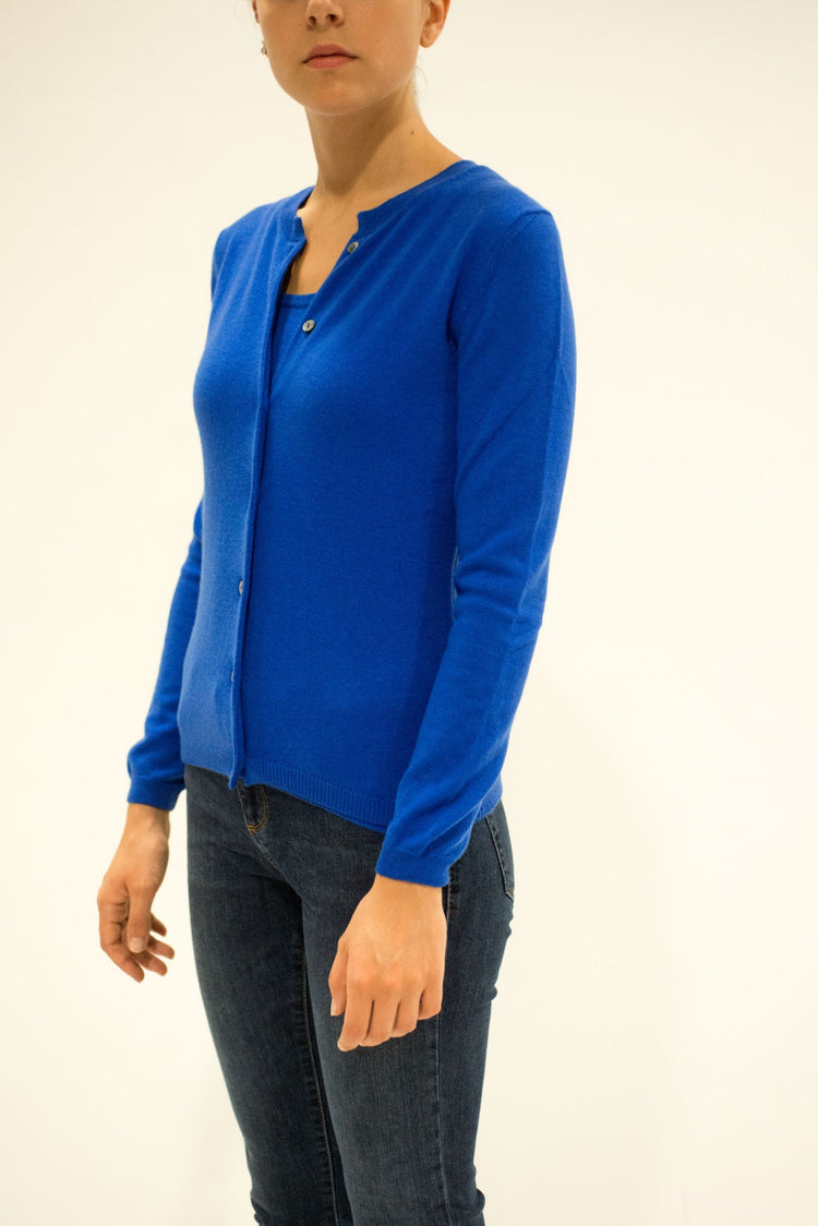 LA ROSE cardigan cashmere rosso