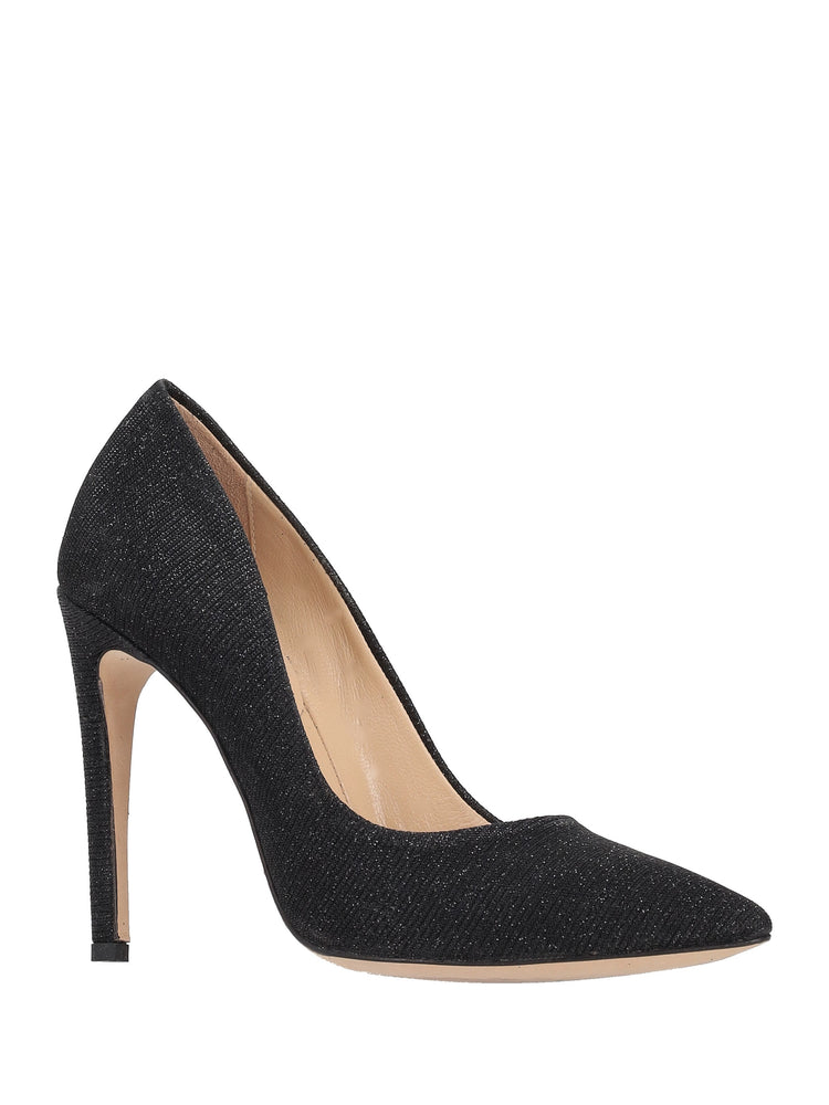 lurex heels pumps