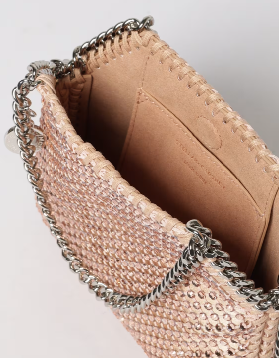 FALABELLA MINI SHOULDER BAG ECO CRYSTAL & MESH