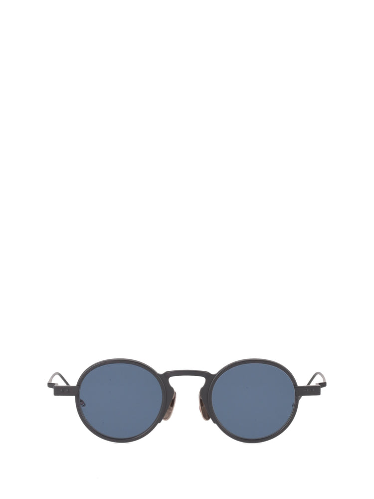 Acetate round sunglasses