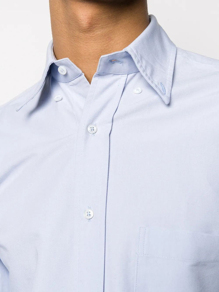 CLASSIC FIT SHIRT W/ 4BAR IN OXFORD SATIN WEAVE
