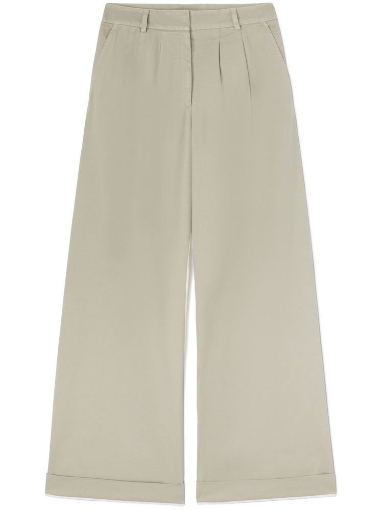 GB Label wide-leg trousers