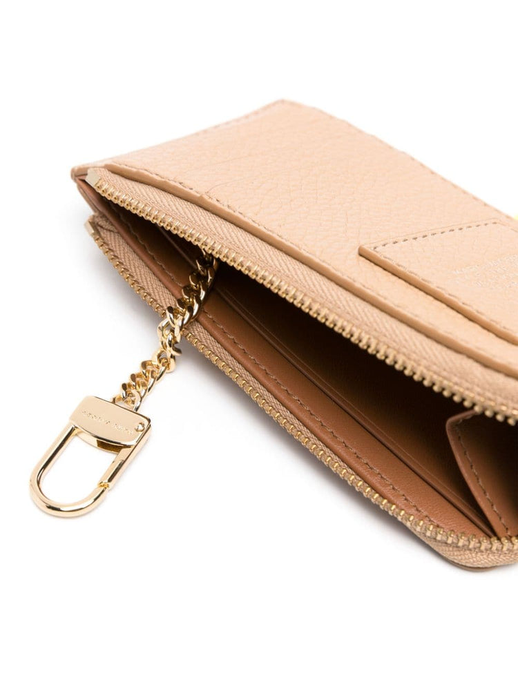 The Leather top zip multi wallet