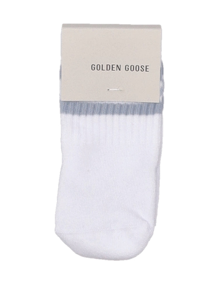BABY'S SOCKS HIGH RIB/ LOGO STRIPES/ STARS UNDER FOOT
