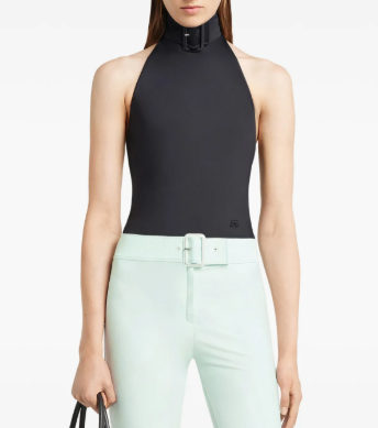 BODYSUIT BUCKLE TECH CREPE