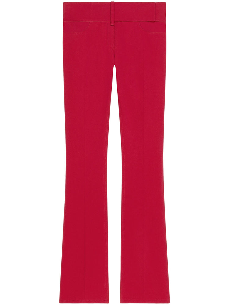 bootcut trousers