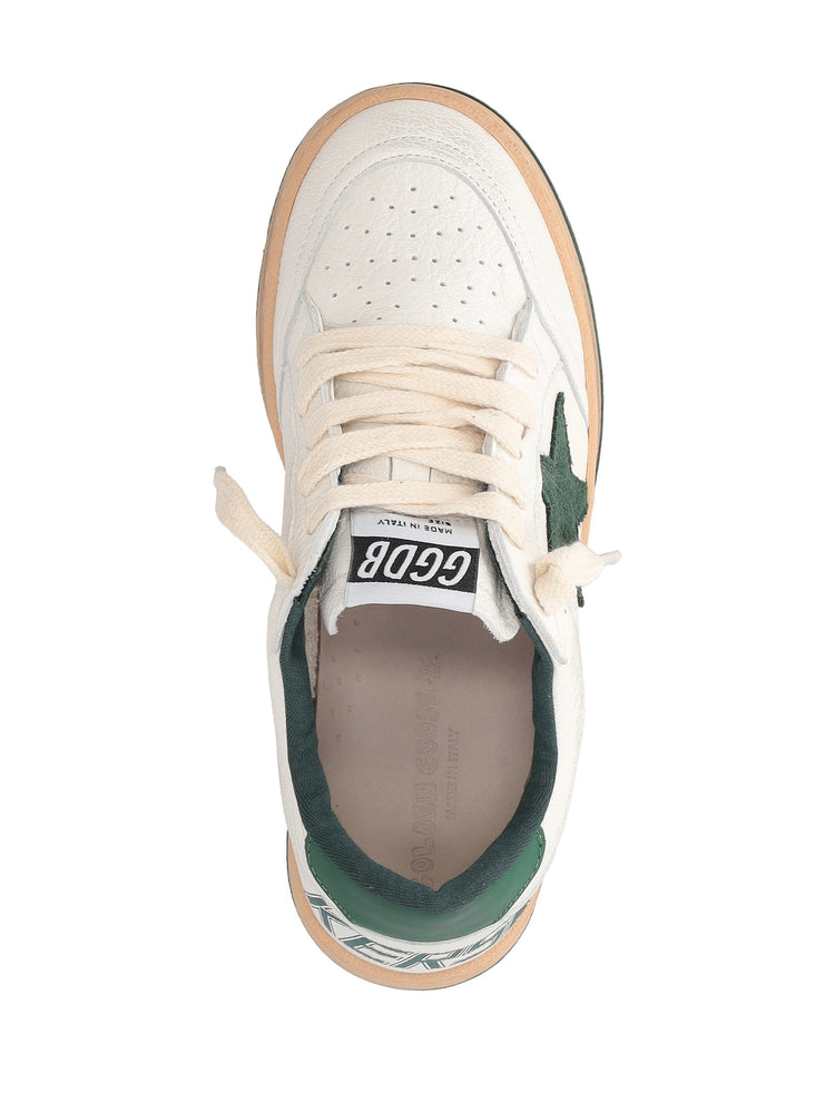 BALLSTAR NAPPA UPPER SUEDE STAR MATT LEATHER HEEL