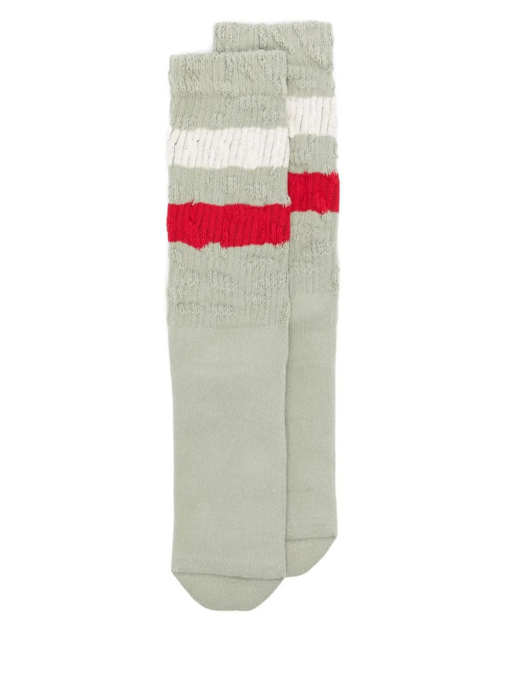SOCKS HIGH RIB/STRIPES/RIPPED