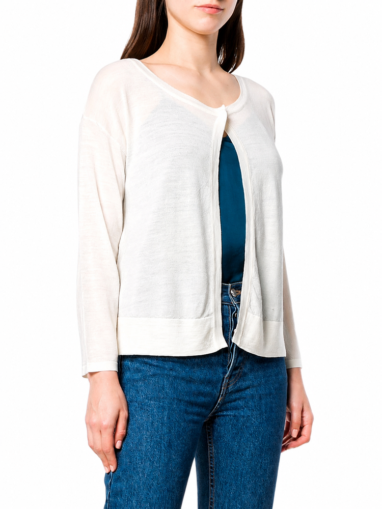 Fine knit cardigan