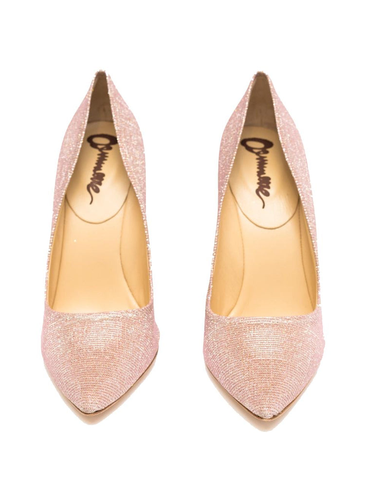 lurex heels pumps