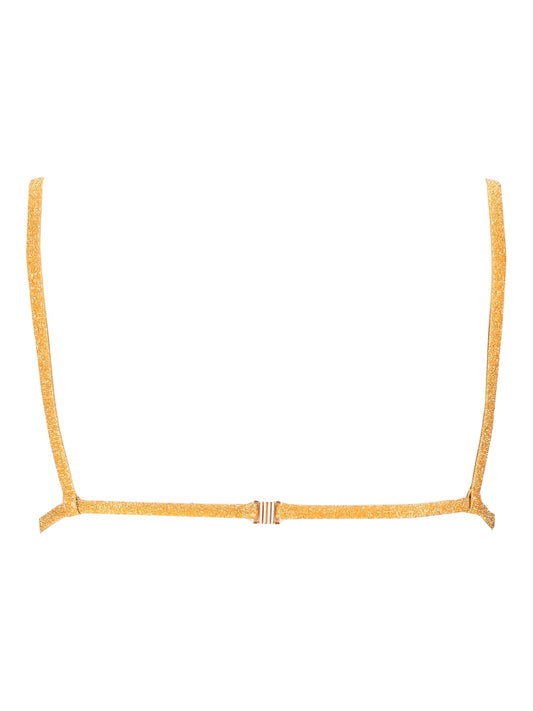 LAURA URBINATI Reggiseno triangolo nudo oro