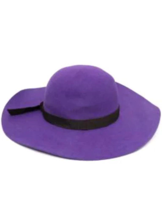 PAROSH cappello a tesa larga viola