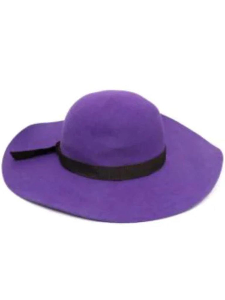 PAROSH cappello a tesa larga viola
