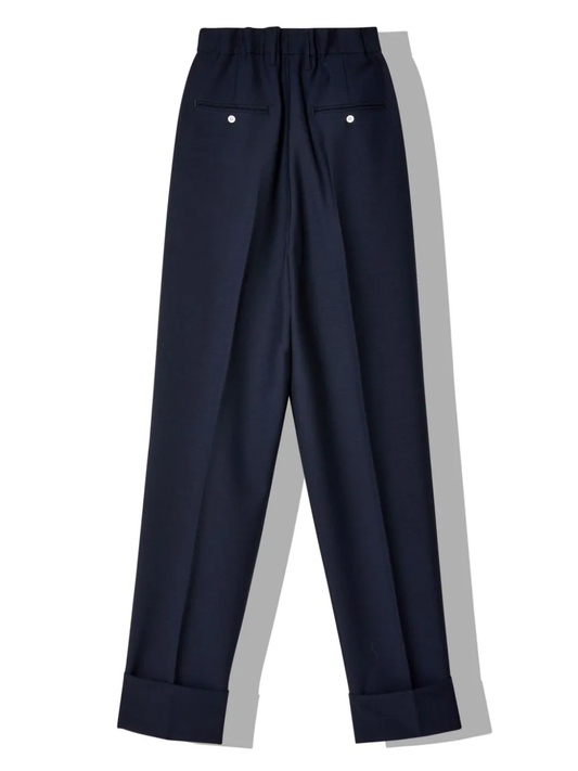 straight-leg trousers