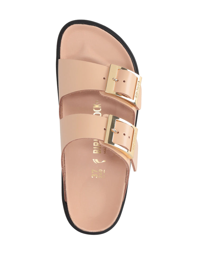 Arizona DB shine new beige, Natural Leather -