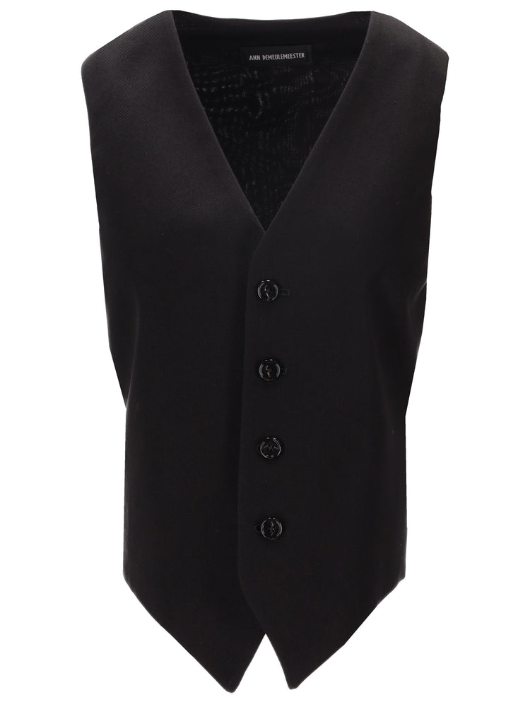STANSE CLASSIC WAISTCOAT COTTON GABARDINE WASHED