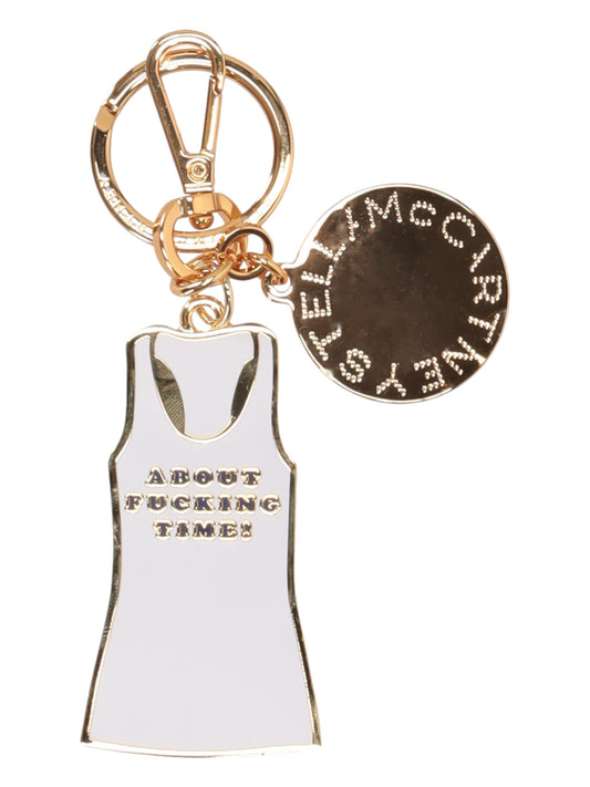 ABOUT F*CKING TIME TANK TOP CHARM BRASS & ENAMEL
