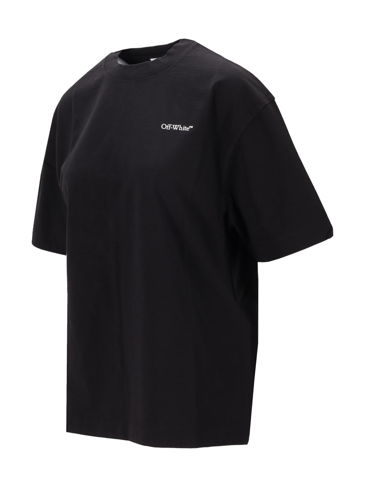 HALF ARROW SKATE S/S TEE UNI BLACK - WHI